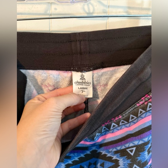 Chubbies The Hypnotizers 7" Aztec Print Lounge Shorts Men's Large - Picture 3 of 5